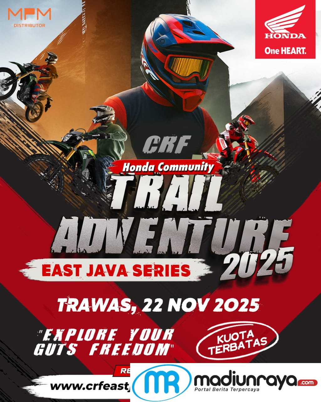 Bersiap Ikuti “CRF TRAIL ADVENTURE EAST JAVA SERIES 2025” di Trawas ...