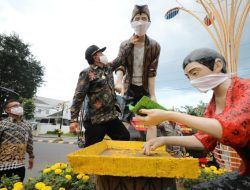 Patung di Kota Madiun ber Masker, ini maksudnya