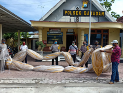 Balon Udara 17 meter di Babadan diamankan Polisi