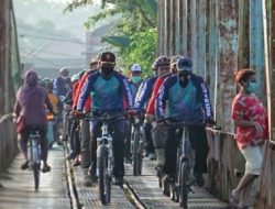Bersama OPD, Walikota Cek Progres Pembangunan Kota Madiun sambil GOWES