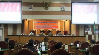 Sidang Paripurna DPRD Ponorogo.