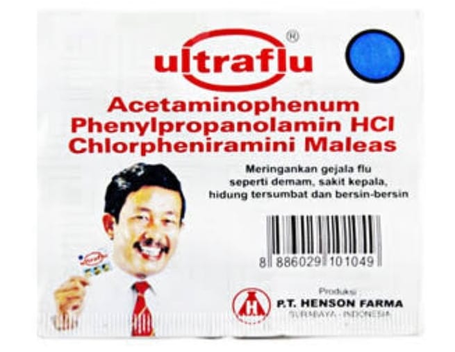 Produk Ultraflu yang dibintangi HM Djazuli, pria asal Pacitan yang hari ini wafat