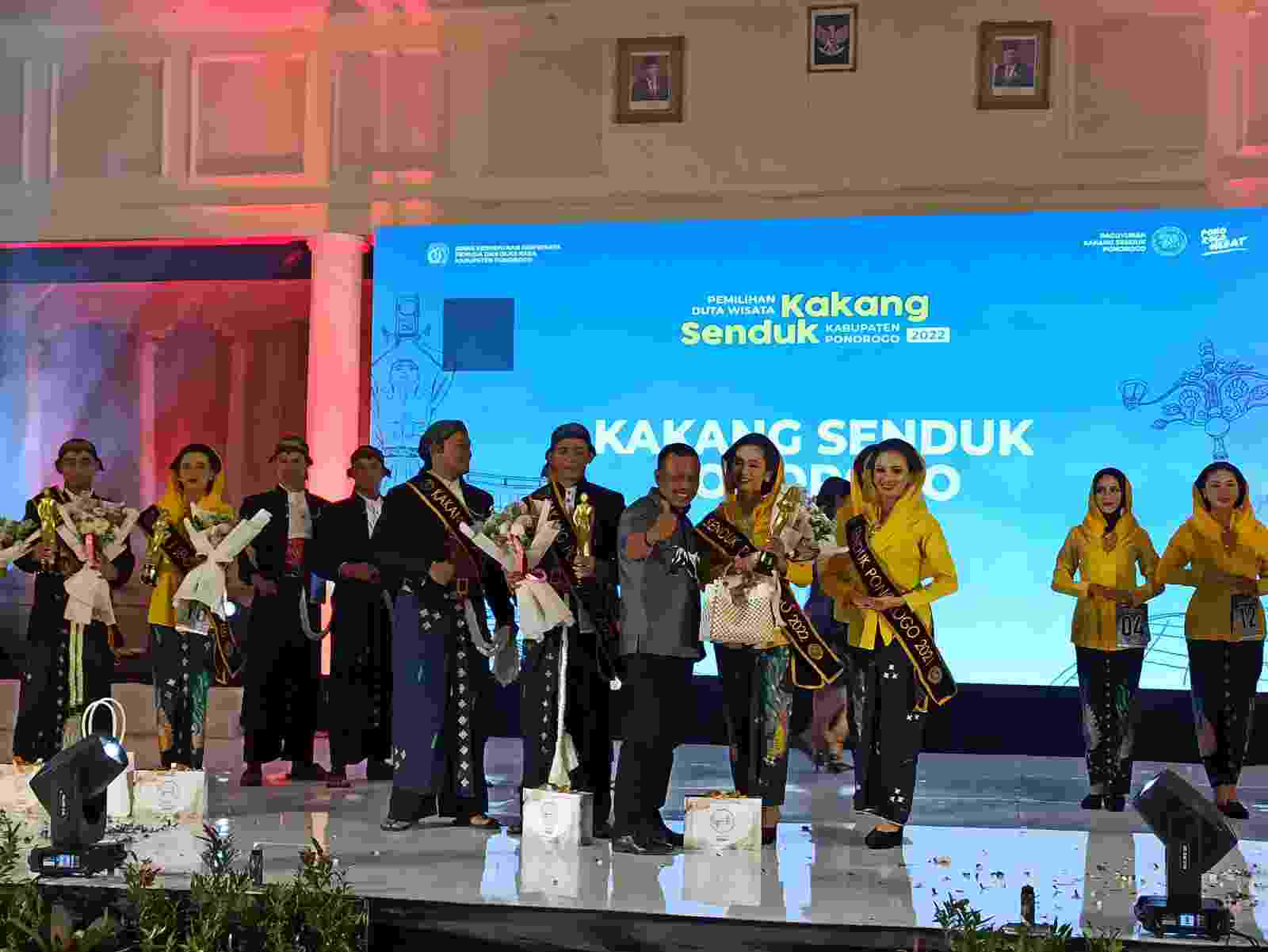 Meriah, Disbudparpora menggelar acara spektakuler yaitu Grand Final Pemilihan Duta Wisata Kakang Senduk 2022