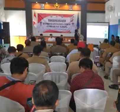 Sosialisasi Gempur Rokok Illegal di Kecamatan Sukorejo