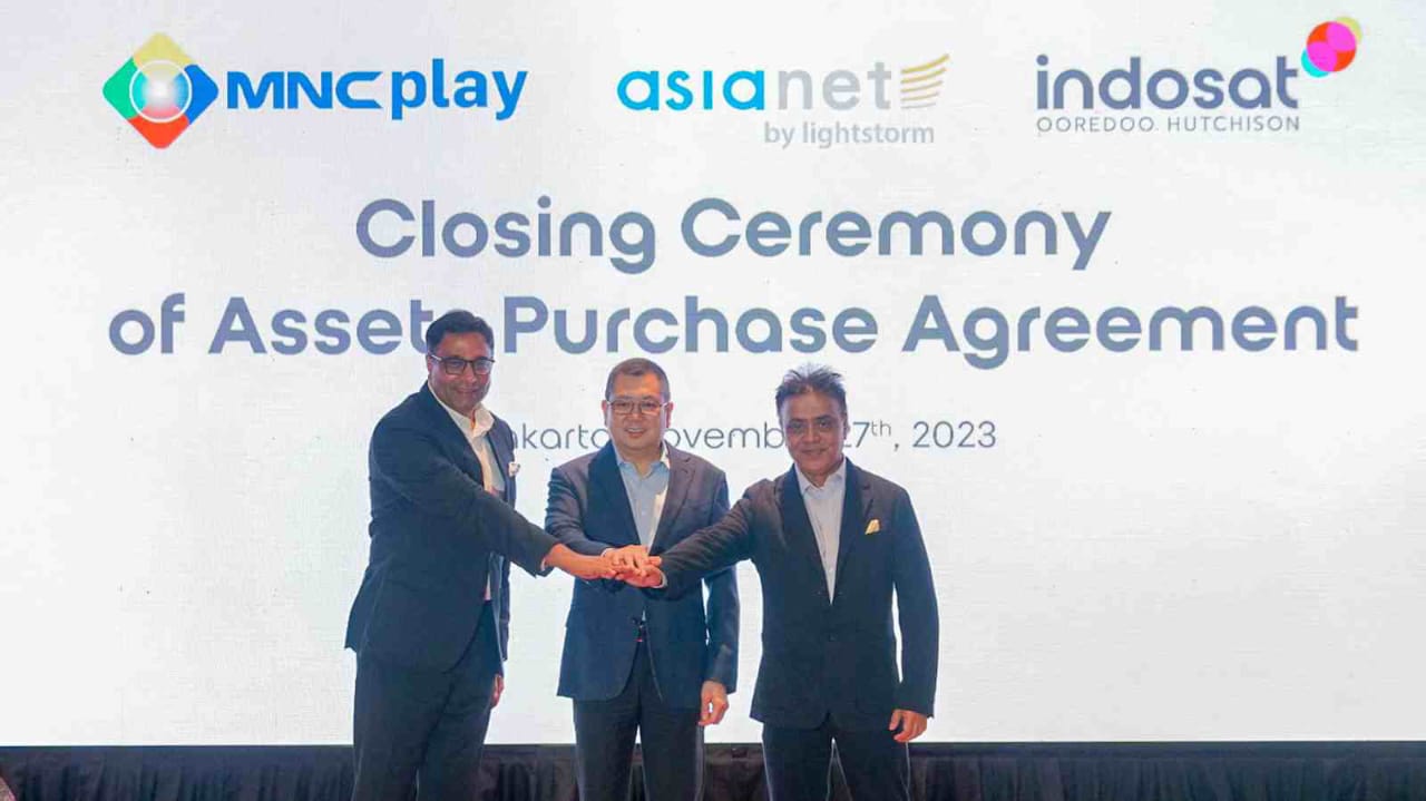 Indosat Ooredoo Hutchison mengumumkan kesuksesan kolaborasi dengan Asianet dan MNC Play dalam menghadirkan pengalaman digital kelas dunia kepada para pelanggan