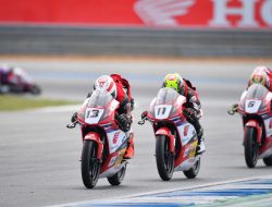Pebalap Astra Honda Cetak Podium Perdana di Thailand Talent Cup 2024.