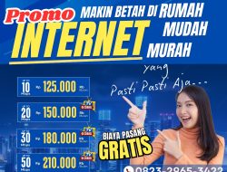 Promo Murah Internet + Chanel TV dari Lentera, ISP Asli Pacitan