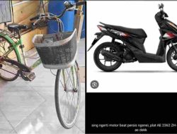 Capek mengayuh Sepeda Onthel, Pencuri bawa Lari Honda Beat di Pacitan