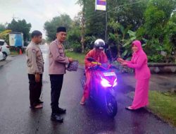 Mantap, Bhayangkari Polsek Sukorejo Berbagi takjil