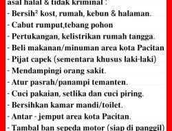 Wah, di Pacitan ada Jasa Suruh Apapun, Bayar Se Ikhlasnya