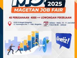 Lagi Nganggur ?, Ayo datang di Magetan Job Fair. Tersedia 4.500 + Lowongan Kerja