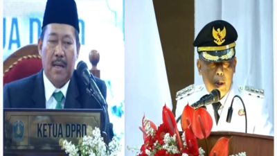 Rapat Paripurna mendengarkan Visi dan Misi Bupati Ponorogo yang telah dilantik