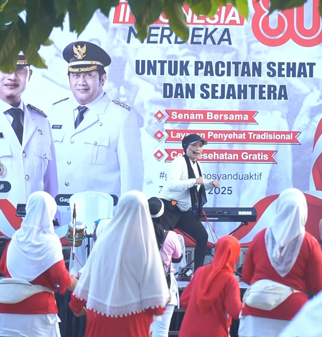 Dinas Kesehatan mengelar kegiatan Semarak 80 Tahun Indonesia Merdeka untuk Pacitan Sehat dan Sejahtera