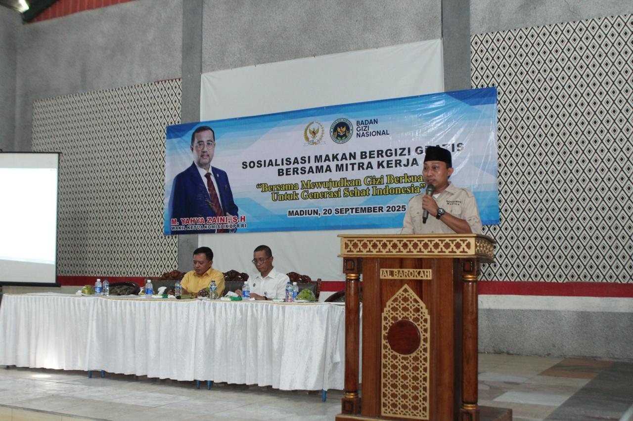Sosialisasi Makan Bergizi Gratis digelar oleh DPR RI bersama Badan Gizi Nasional (BGN).