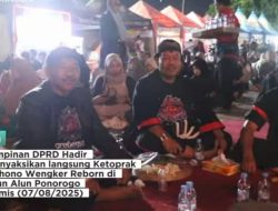 DPRD Ponorogo DUKUNG Bangkitnya Seni Budaya yang telah lama Mati
