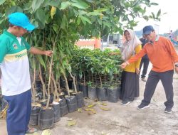 Bagikan 1 Rumah 1 Pohon, Pemdes Bukur Jiwan Galakkan Penghijauan