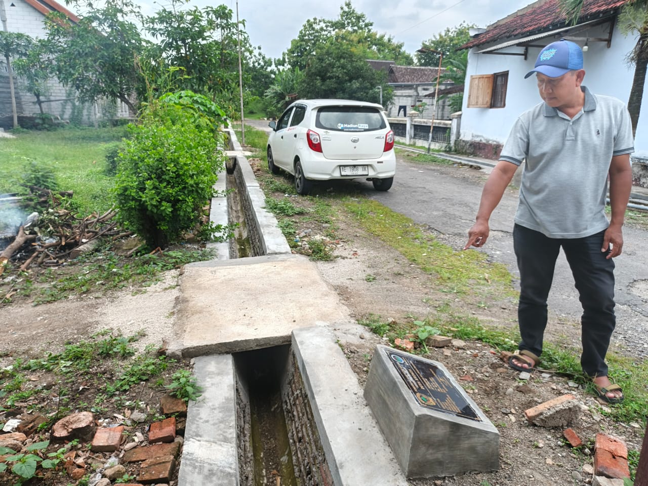 Perbaikan Saluran Drainase di Desa Krokeh, Sawahan, Madiun
