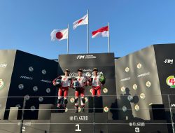 Taklukkan Tikungan Akhir, Bintang Kibarkan Merah Putih di Moto4 Asia Cup Buriram