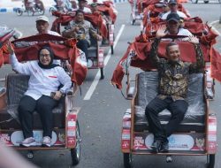 Mantap, 100 Abang Becak di Pacitan Terima Becak Listrik Gratis dari Presiden