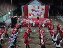 Semarak HUT RI ke-81, Ibu-Ibu Desa Jetis Ponorogo Gelar Senam Sehat Bersama