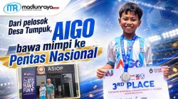 Cemriey Aigo Kusuma, siswa berusia 10 tahun asal SD Negeri 2 Tumpuk atlet Sepak Bola potensial dari Pelosok Desa.