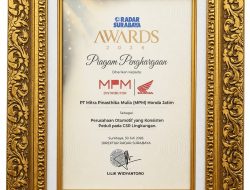 Konsisten Jalankan Program Lingkungan, MPM Honda Jatim Raih Apresiasi