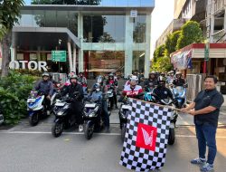 Manajemen MPM Honda Jatim Ikut Riding Bersama Konsumen Loyal di Hari Pelanggan Nasional 2026